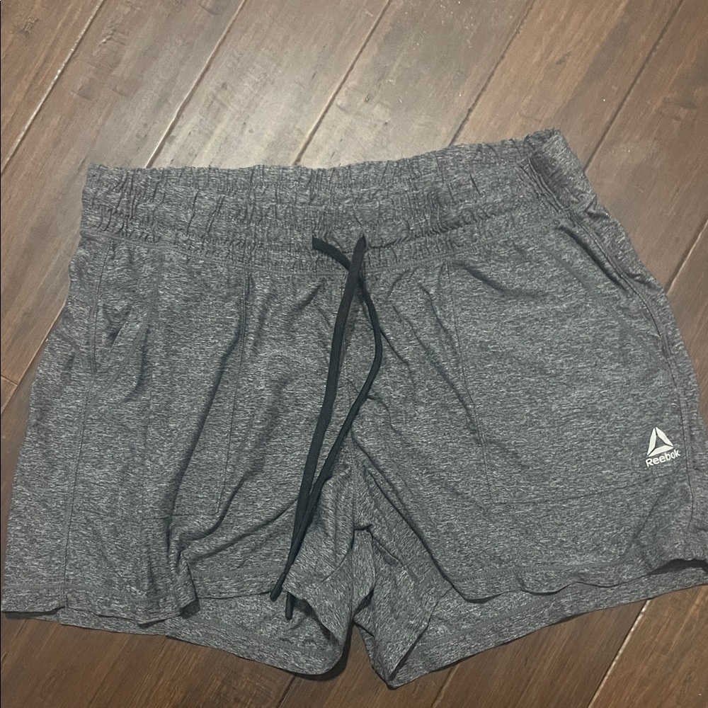 Reebok Women's Charcoal Athletic Shorts